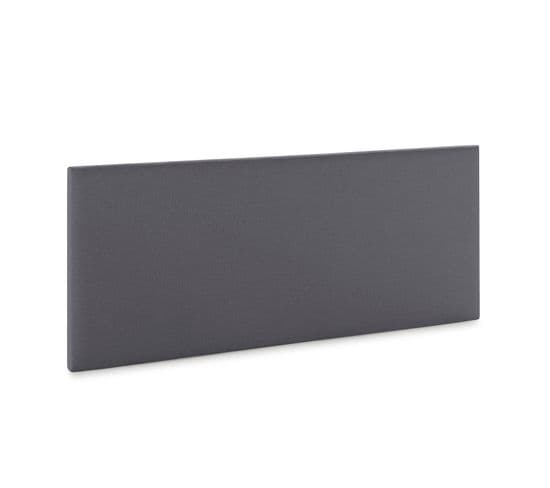 Tête De Lit Aura Recouverte De Tissu Gris Foncé 150x60 Cm