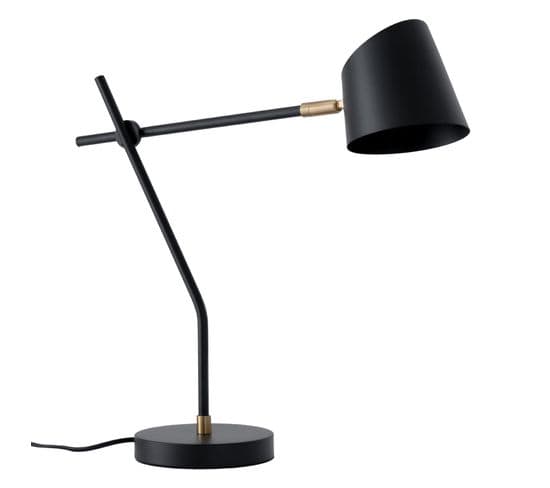 Aviraj - Lampe De Table En Métal Noir