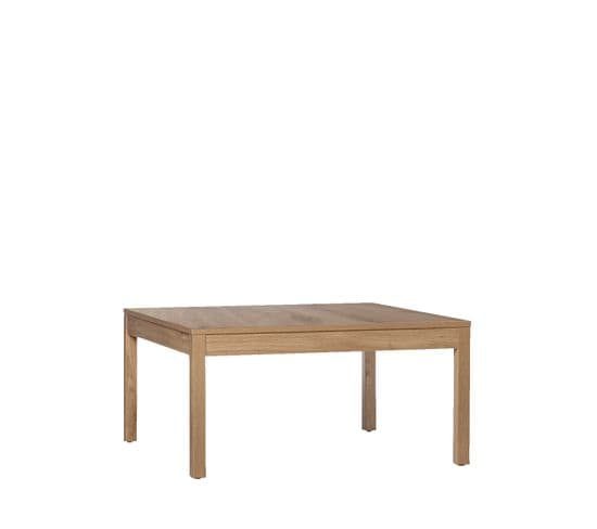 Table Basse Fixe En Bois Naturel 80x40cm