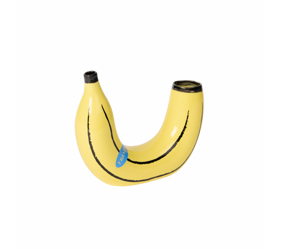 Vase Banane H19cm Jaune