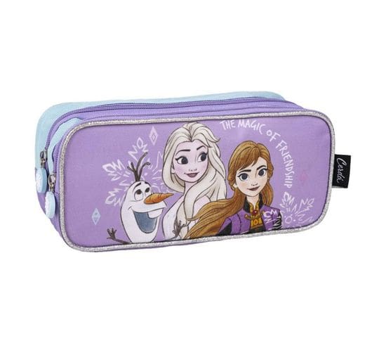 Trousse 2 Compartiments Reine Des Neiges 2700000582