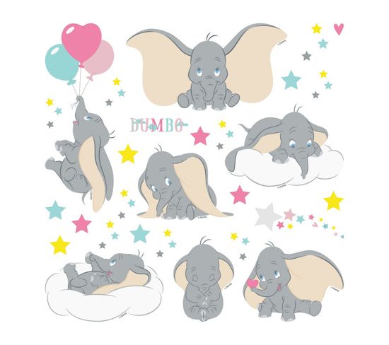 Minis Stickers Disney - Dumbo - 30 Cm X 30 Cm