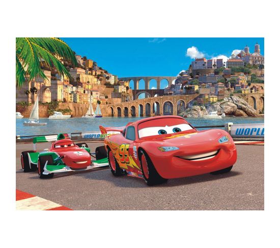 Poster Initisse XXL Cars 2 à Rome Disney 155x115 Cm