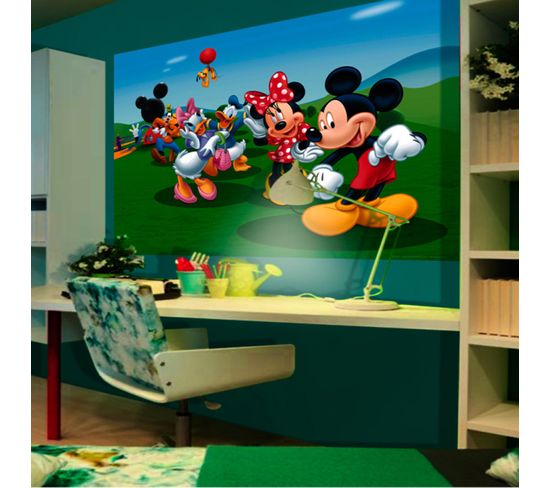Poster XXL Intisse La Maison De Mickey Disney 155x115 Cm