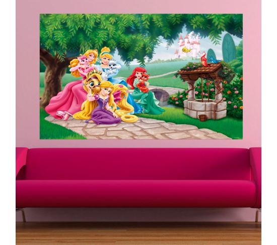 Poster XXL Intisse Palace Pets Princesse Disney 155x115 Cm