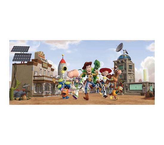Poster Géant Toy Story Team Disney Intisse 202x90 Cm