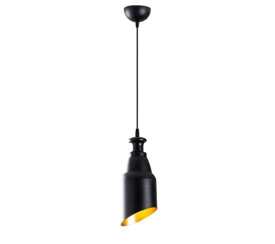 Suspension Steddi D13cm Métal Noir