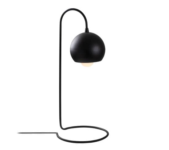 Lampe à Poser Damin D23xh56cm Métal Noir