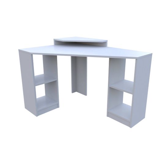 Bureau D'angle Zaido Blanc