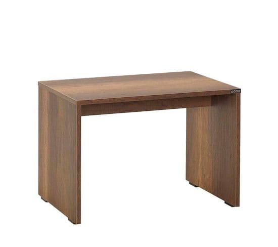 Table Basse Minimaliste Kirti L60cm Bois Foncé