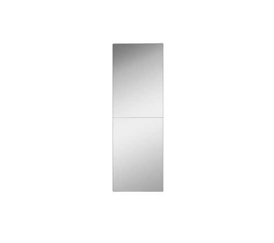 Lot De 2 Miroirs Adhésifs Klarina L20xh40cm Argent