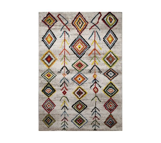 Tapis Rectangulaire Pour Chambre Multicolore Medina Multicolore 160x225