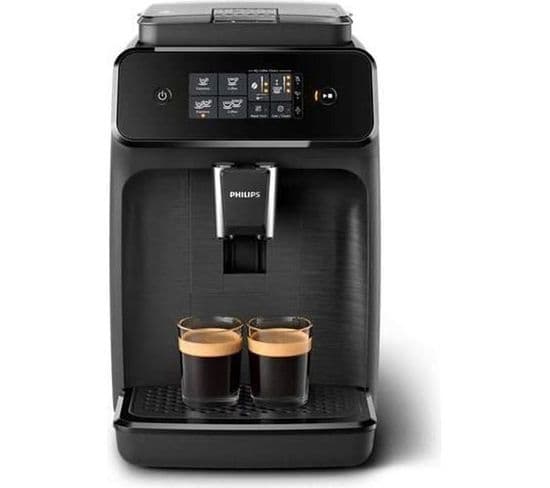 Machine À Café Expresso Ep1200 Avec Broyeur 2 Boissons Ecran Tactile Aquaclean Noir Mat