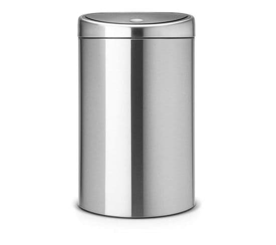 Touch Bin New Recycle 10 L + 23 L Matt Steel