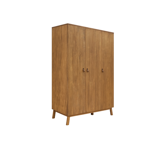 Armoire 3 Portes Senna - Bois De Rose