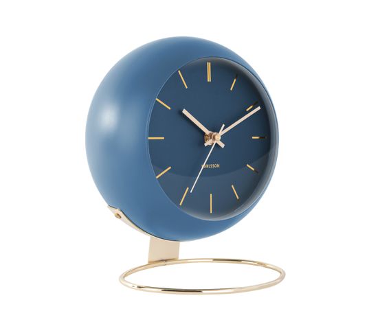 Horloge Xl Globe Bleue Karlsson H.24,5cm