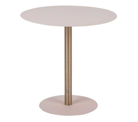 Table D'appoint En Métal Dex 50 Cm Gris Clair