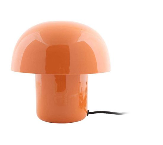 Lampe à Poser En Métal Coloré Fat Mushroom Mini Orange
