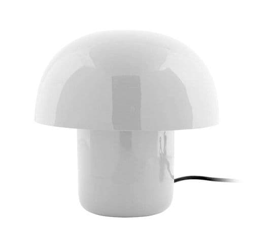Lampe à Poser En Métal Coloré Fat Mushroom Mini Blanc