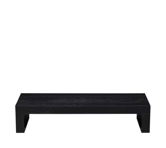 Marte - Table Basse En Bois 120x50cm - Couleur - Noir