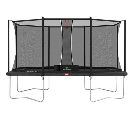 Trampoline Ultim Favorit Regular 410 Grey + Safety Net Comfort