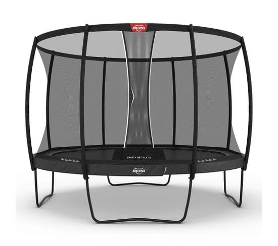 Trampoline  Champion Regular 430 Grey + Filet De Sécurité Dlx Xl