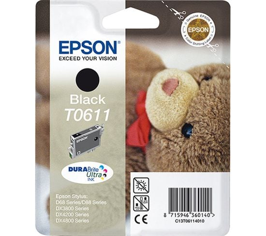 Cartouches D'encre Teddybear Cartouche "ourson" - Encre Durabrite Ultra N