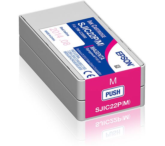 Epson Sjic22p(m): Ink Cartridge For Colorworks C3500 (magenta)