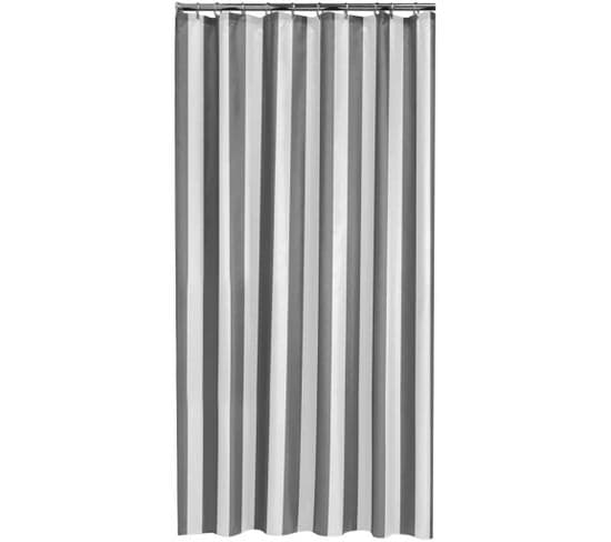 Rideau De Douche Linje 180 Cm Gris