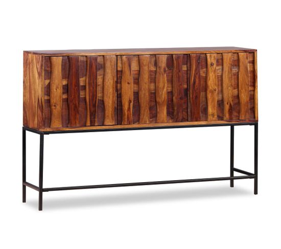 Buffet Bois Massif De Sesham 120 X 30 X 80 Cm