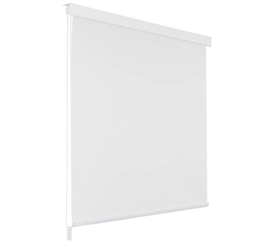 Store Roulant De Douche 100x240 Cm Blanc