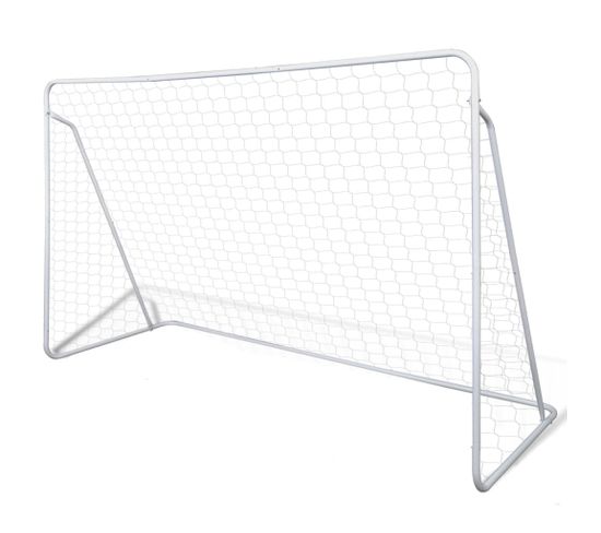 Cage De But De Football 240x90x150 Cm Acier