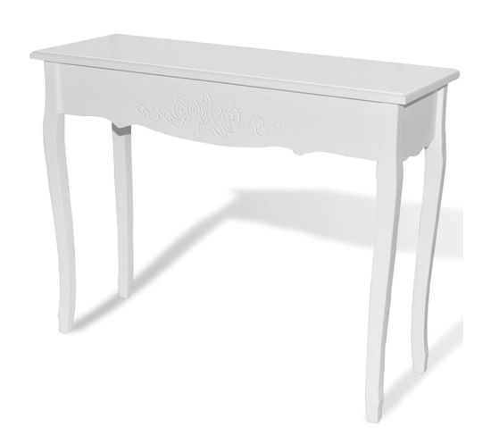 Table De Console Et Coiffeuse Blanc