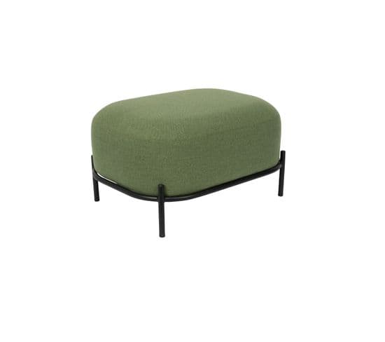 Pouf En Tissu Vert