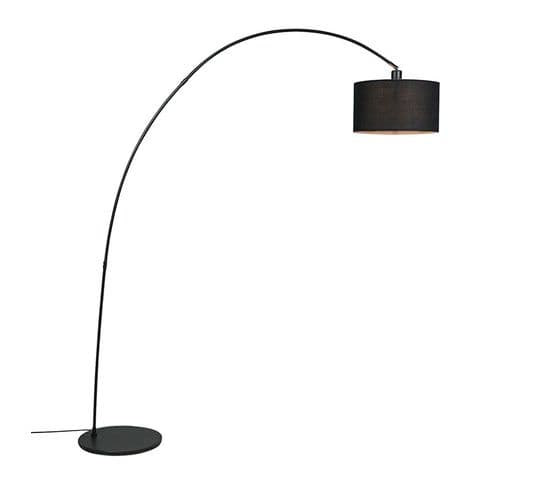 Lampe à Arc Moderne Noire - Vinossa