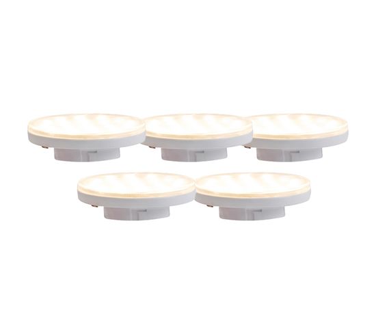 Lot De 5 Lampes LED Gx53 Dimmables En 3 Étapes En Kelvin 3w 350 Lm 3000-6500k