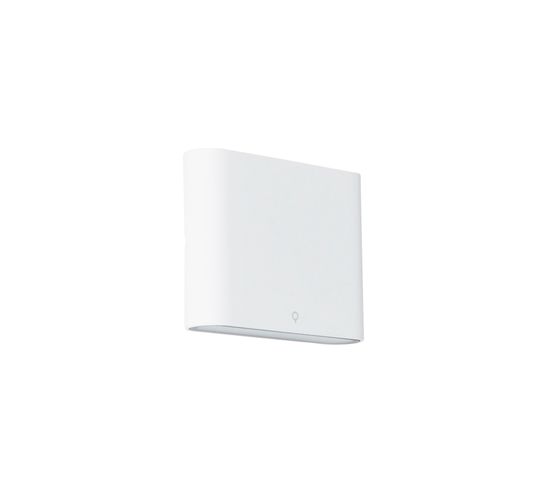 Applique D'extérieur Moderne Blanc 11,5 Cm Avec LED - Batt