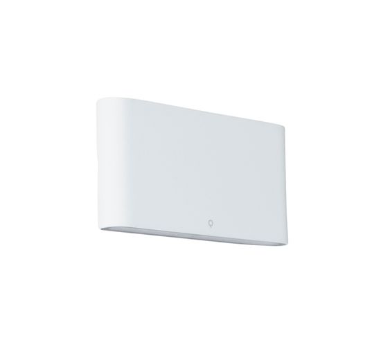 Applique Blanche 17,5 Cm Avec LED Ip65 - Batt