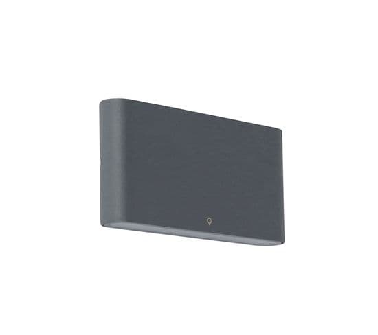 Applique D'extérieur Moderne Gris Foncé 17,5 Cm Avec LED Ip65 - Batt