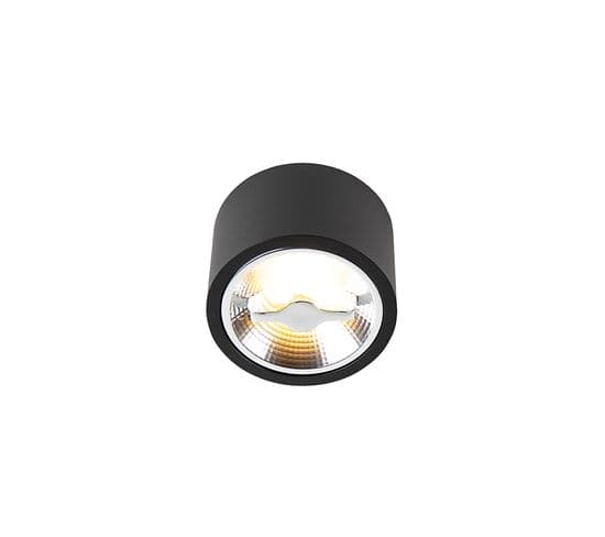 Spot De Plafond Moderne Noir Ar111 Avec LED - Expert