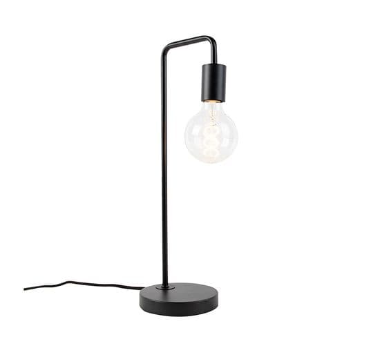 Lampe De Table Noire Moderne - Facil