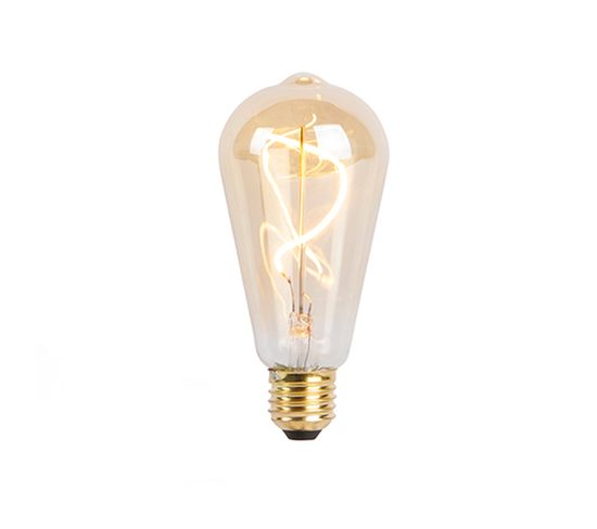 Lampe à Incandescence LED Spirale Dimmable E27 St64 Goldline 270lm 2100k