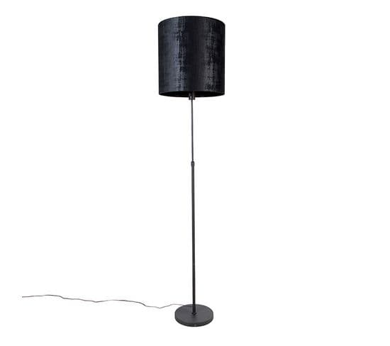 Lampadaire Abat-jour Noir Noir 40 Cm Orientable - Parte