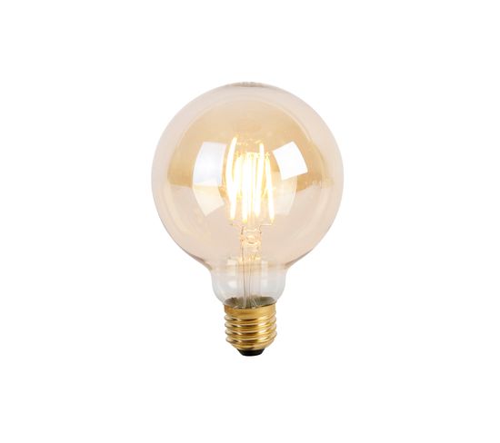 Lampe LED E27 Dimmable En 3 Étapes G95 Goldline 5w 530 Lm 2200k
