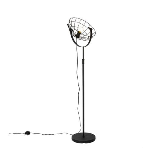 Lampadaire Industriel Noir 35 Cm Orientable - Hanze