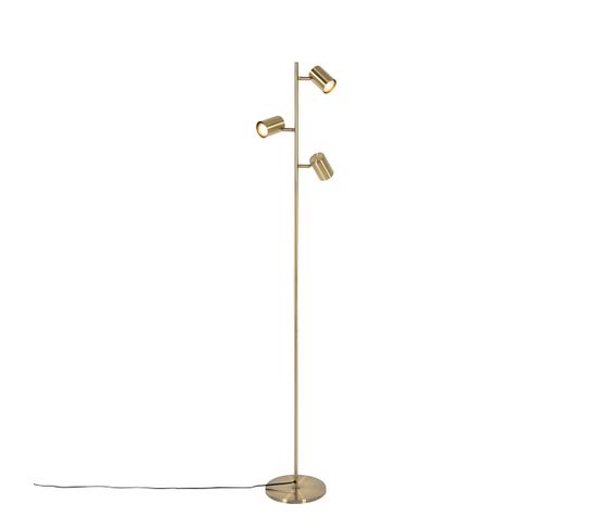 Lampadaire Moderne Bronze 3 Lumières - Jeana