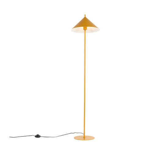 Lampadaire Design Jaune - Triangolo