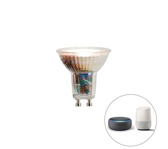 Lampe LED Smart Gu10 Dimmable En Kelvin 4,8w 400 Lm 1800k - 6500k