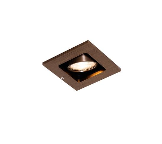 Spot Encastrable Moderne Bronze Foncé Orientable - Qure