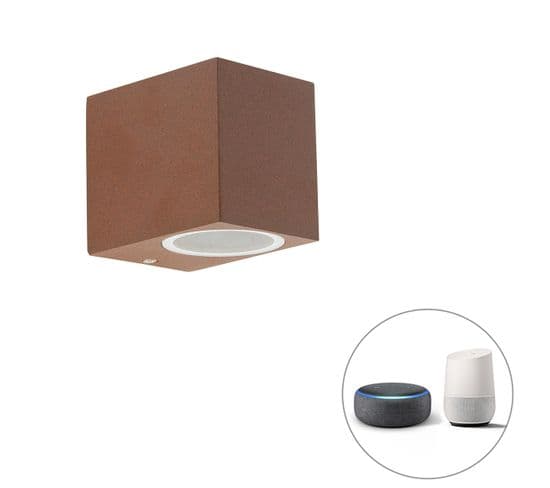 Applique Intelligente Marron Rouille Ip44 Avec Wifi Gu10 - Baleno